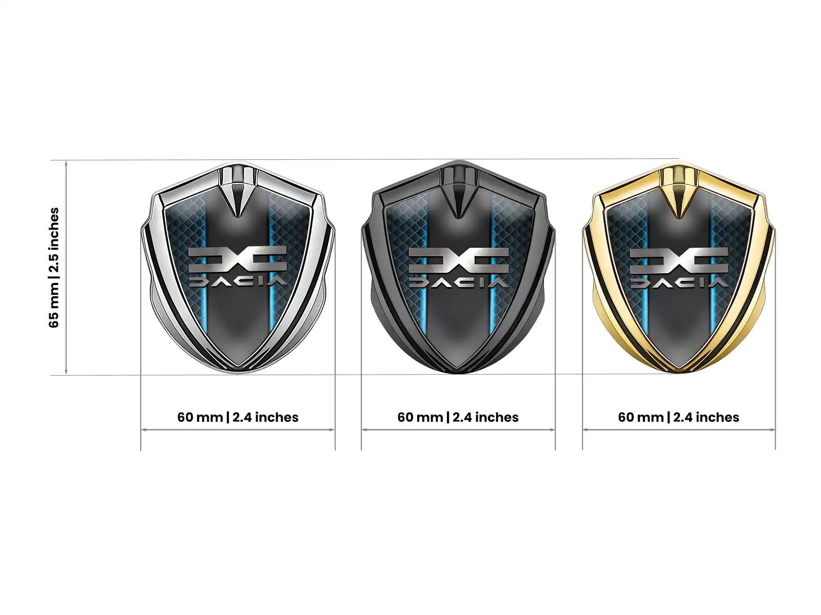 Dacia Silikon Emblem Abzeichen Minimaler Stil Universell